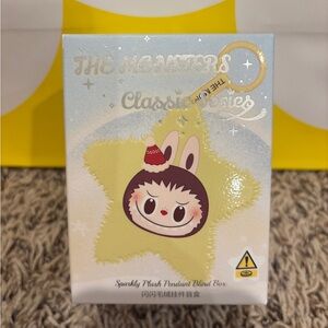 Pop Mart The Monsters Sparkly Plush Blind Box — Spooky Keychain/Bag Charm